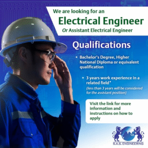 Sales Engineer - Electrical Job Listing